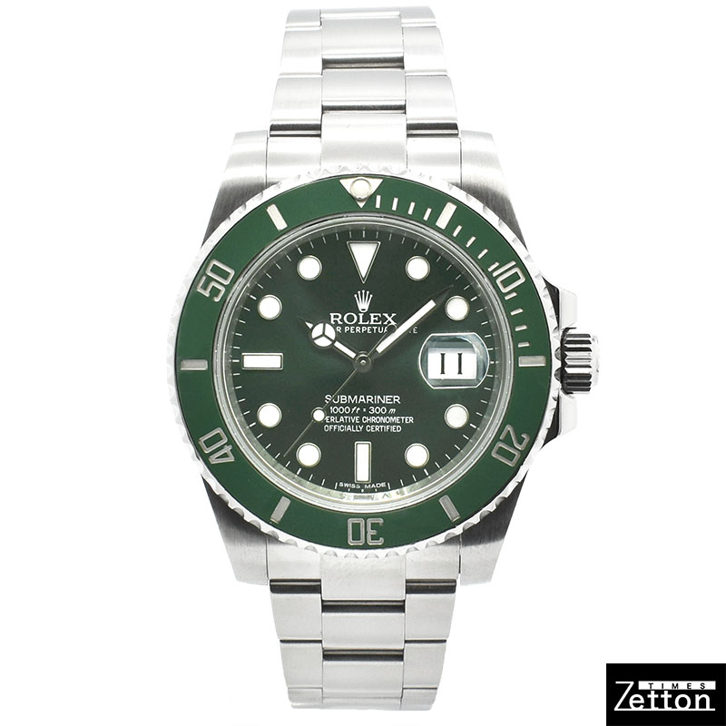 ロレックス　ROLEX　サブマリーナデイト グリーン　Ref.116610LV　ランダム番　USED　中古