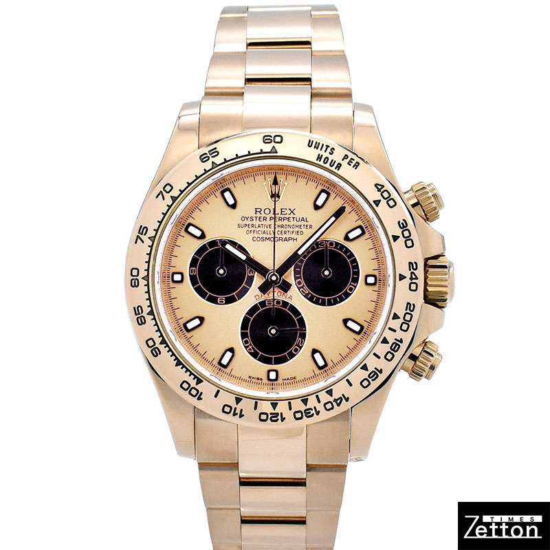 ロレックス　ROLEX　デイトナ　Ref.116505　18ERG　ピンク/ブラック　ランダム番　USED　中古