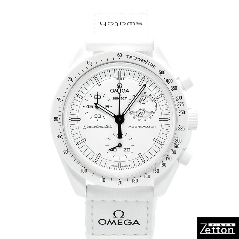 オメガ×スウォッチ　OMEGA×Swatch　ミッション トゥ ザ ムーンフェイズ スヌーピー　SO33W700　バイオセラミック　42mm　未使用品