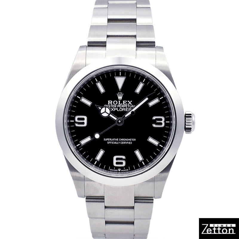 ロレックス　ROLEX　エクスプローラー40　Ref.224270　40mm　ブラック　USED　中古