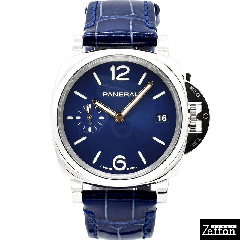 パネライ　PANERAI　ルミノール ドゥエ　PAM01274　42mm　自動巻き　ブルー　新品同様品