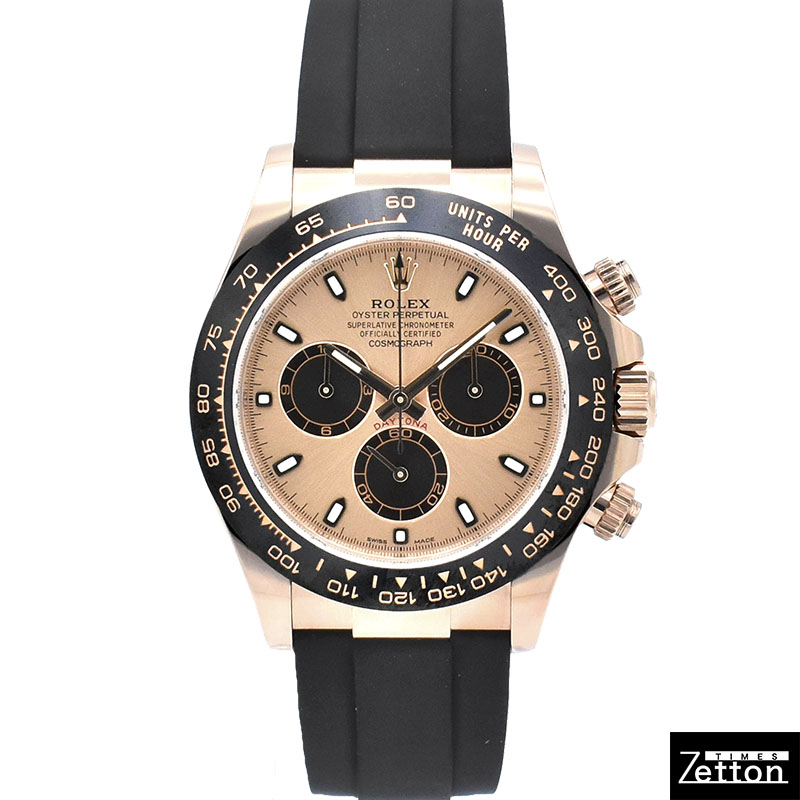 ロレックス　ROLEX　デイトナ　Ref.116515LN　18KERG　ピンク/ブラック　オイスターフレックス　USED　中古