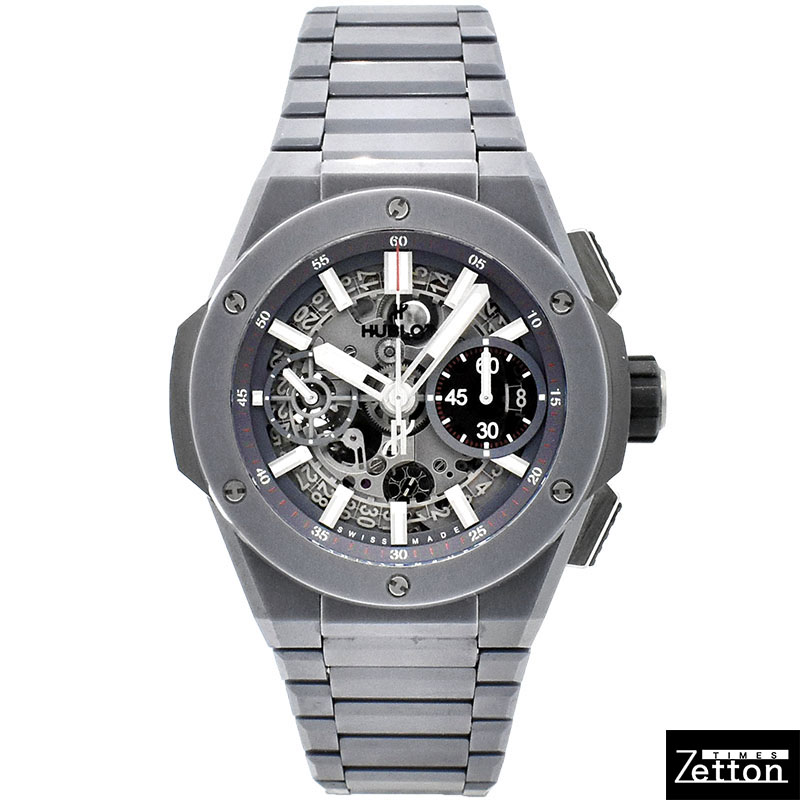 ウブロ　HUBLOT　ビッグバン インテグレーテッド グレーセラミック　451.FX.6923.FX　42mm　USED　中古