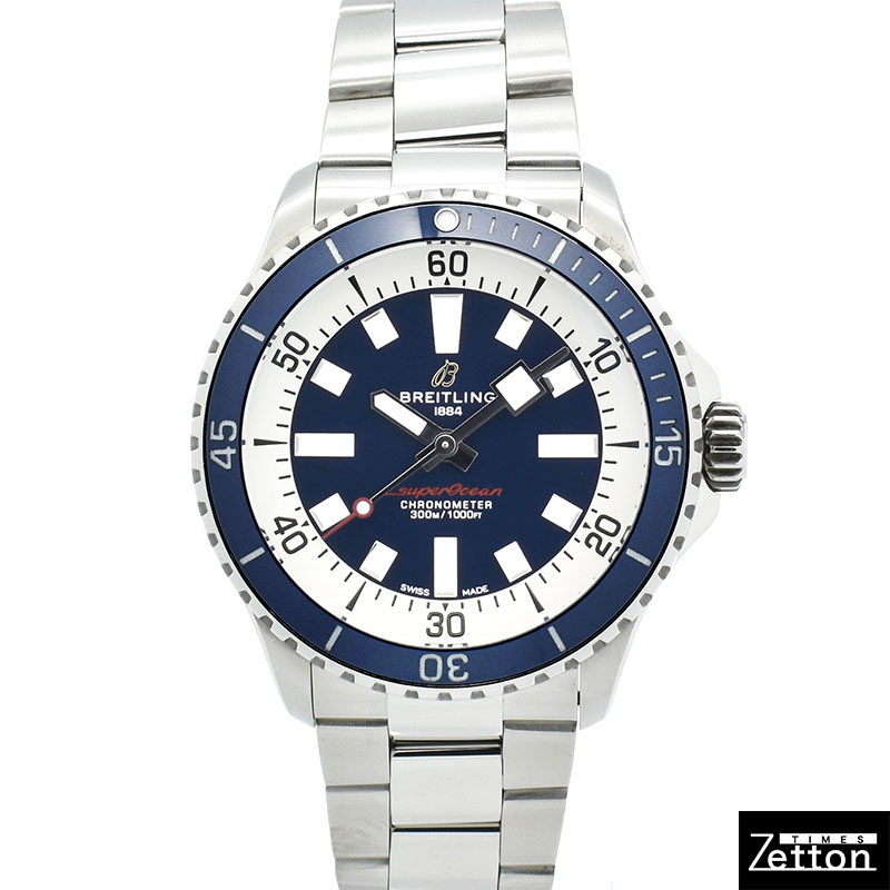ブライトリング　BREITLING　スーパーオーシャン オートマチック 42　A17375E71C1A1　42mm　ブルー　USED　中古