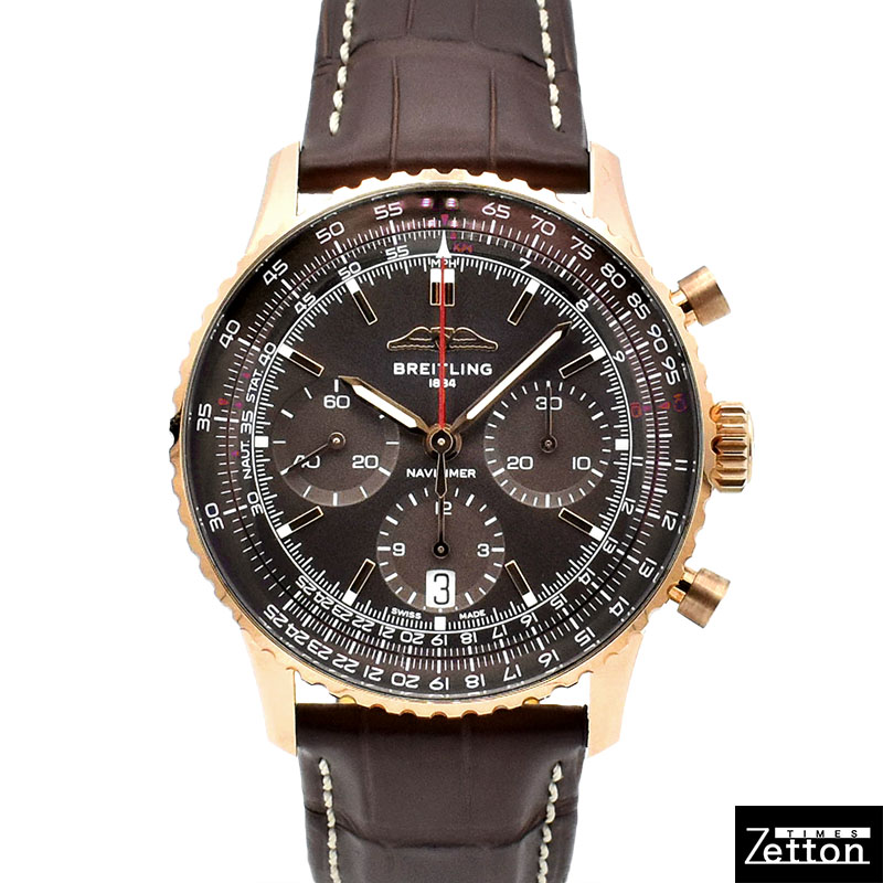 ブライトリング　BREITLING　ナビタイマーB01 クロノグラフ 41 ジャパンリミテッド　RB01391A1Q1P1　日本25本限定　18KRG　41mm　USED　中古