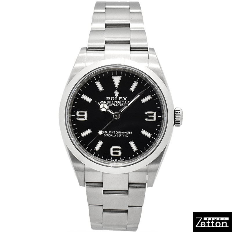 ロレックス　ROLEX　エクスプローラー 36　Ref.124270　36mm　ブラック　USED　中古