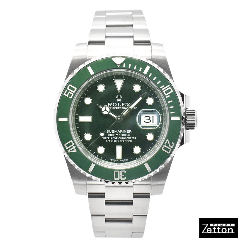 ロレックス　ROLEX　サブマリーナデイト グリーン　Ref.116610LV　ランダム番　USED　中古