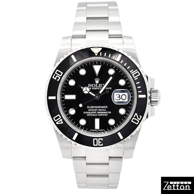 ロレックス　ROLEX　サブマリーナデイト　Ref.116610LN　ブラック　40mm　USED　中古