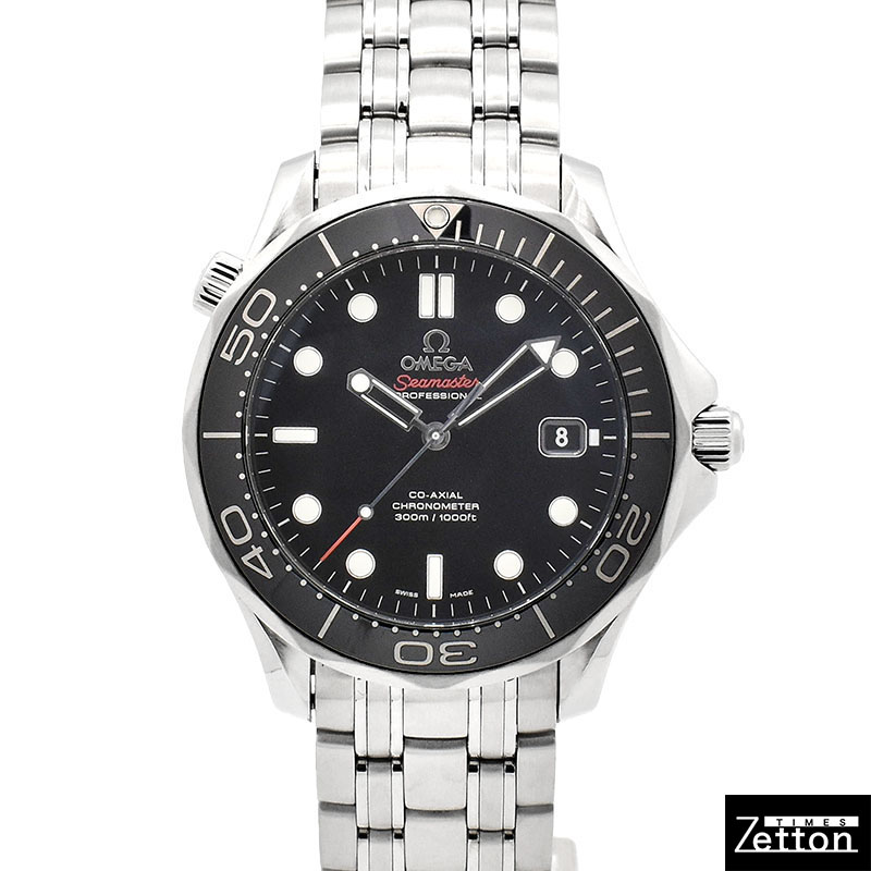 オメガ　OMEGA　シーマスター300 コーアクシャル　212.30.41.20.01.003　ブラック　41mm　USED　中古
