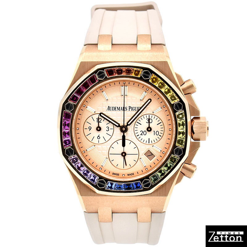 オーデマ・ピゲ　AUDEMARS PIGUET　ロイヤルオーク オフショア クロノグラフ  レインボー　26236OR.YY.D085CA.01　18KPG　37mm　USED　中古