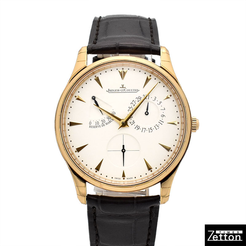 ジャガールクルト　Jaeger LeCoultre　マスターウルトラスリム リザーブ ド マルシェ 　Q1372520　18KPG　39mm　自動巻　USED　中古