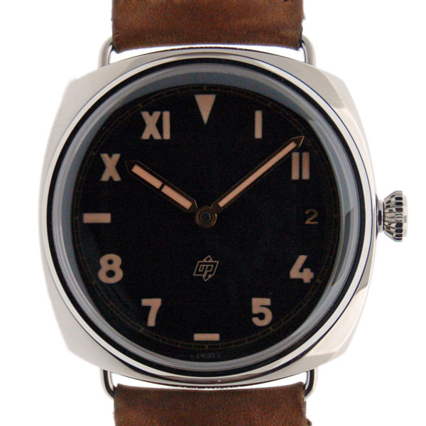パネライ　PANERAI　ラジオミール　カリフォルニア　3デイズ　PAM00424　O番　SS　47mm　手巻き　ブラック　USED　中古