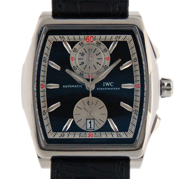 IWC　ダヴィンチクロノグラフ　IW376403　SS　オートマティック　革ベルト　ブラック　USED　中古