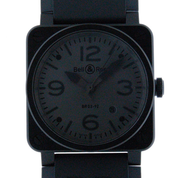 ベル＆ロス　BELL＆ROSS　BR03-92　コマンド　42mm　SS　グレー　USED　中古