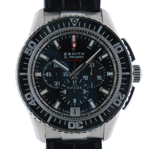 ゼニス　ZENITH　エルプリメロ　ストラトス　フライバック　03.2060.405/21.C714　SS　45,5mm　自動巻　USED　中古