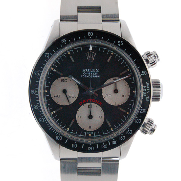 ロレックス　ROLEX　デイトナ　6263　手巻き　SS　ブラック　ビッグデイトナ表記　USED　中古