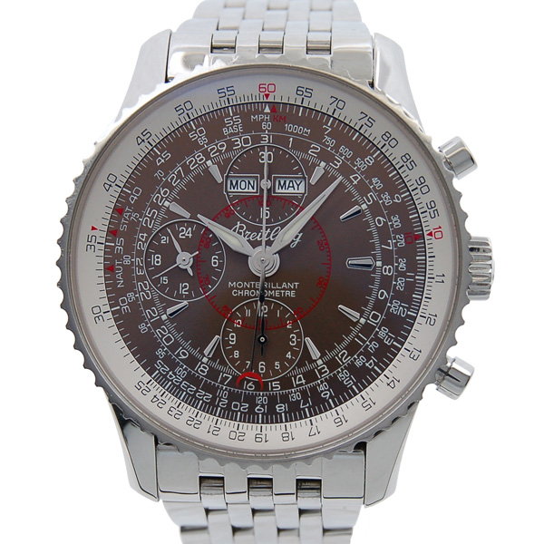 ブライトリング　BREITLING　モンブリラン　ダトラ　A213Q09NP　ブラウン　USED　中古