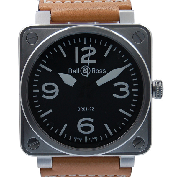 ベル＆ロス　BELL＆ROSS　BR01-92　SS　46mm　ブラック　自動巻　USED　中古