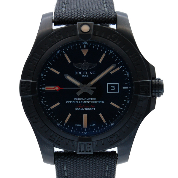 ブライトリング　BREITLING　アベンジャー　ブラックバード　V173B12MBA　48mm　自動巻　USED　中古