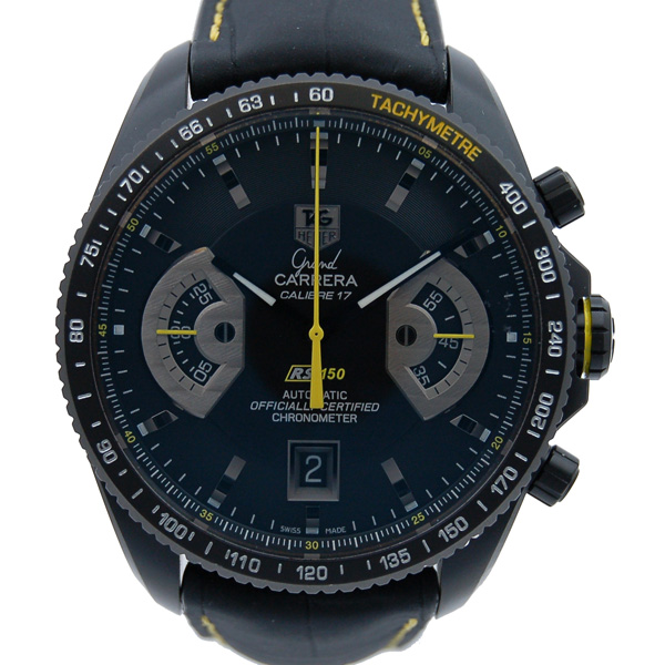 タグホイヤー　TAG HEUER　グランドカレラ　クロノグラフ　キャリバー17　RS2　CAV518J.FC6274　150本限定　USED　中古