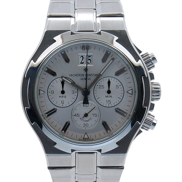 バシュロンコンスタンタン　VACHERON CONSTANTIN　オーバーシーズ　クロノグラフ　49140　シルバー　USED　中古