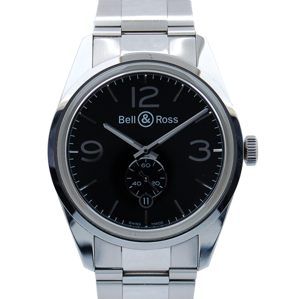 ベル＆ロス　BELL＆ROSS　ヴィンテージ　BR123　オフィサー　SS　41mm　ブラック　USED　中古