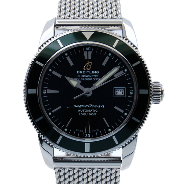 ブライトリング　BREITLING　スーパーオーシャンヘリテージ42　A170B04OCA　ブラック　USED　中古