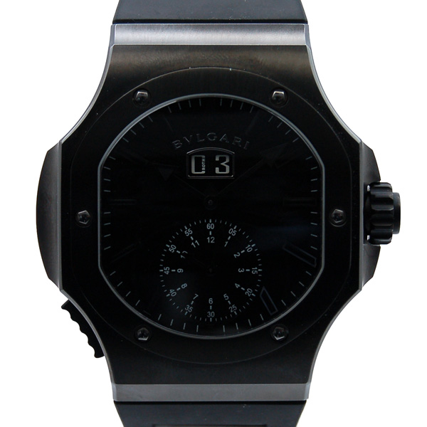 ブルガリ　BVLGARI　ダニエルロート　クロノスプリント　All Blacks　BRE56BSBLDCHS/AB　ブラック　SS　自動巻　USED　中古
