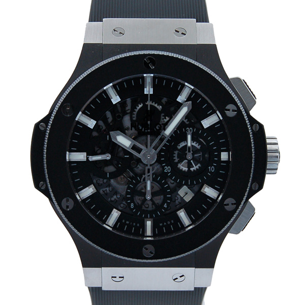 ウブロ　HUBLOT　ビッグバン　アエロバン　311.SM.1170.RX　SS×CE　44mm　ブラック　USED　中古