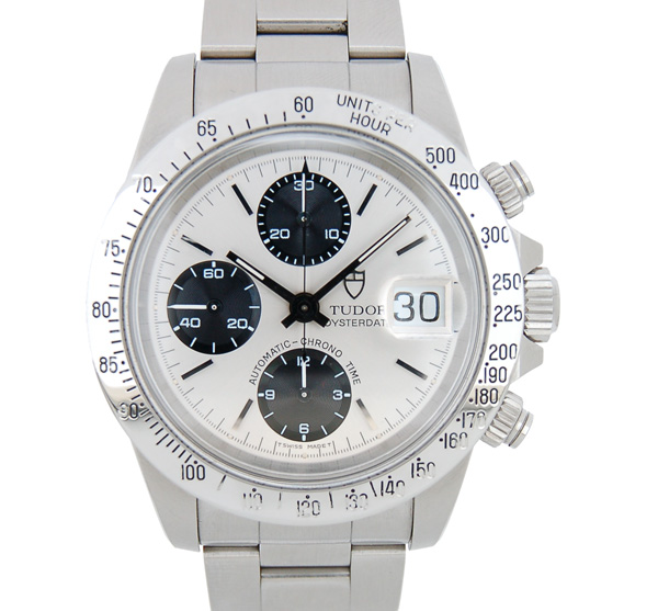 チューダー(チュードル)　TUDOR　クロノタイム　79180　シルバー　カマボコケース　USED　中古