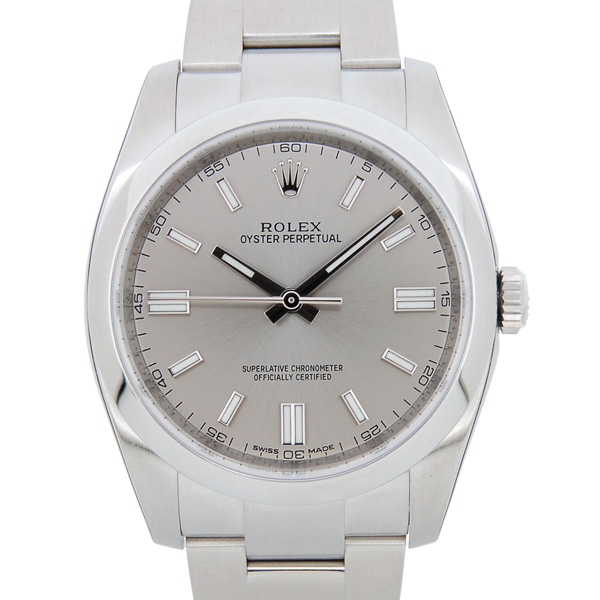 ロレックス　ROLEX　オイスターパーペチュアル　116000　シルバー　36mm　SS　メンズ　未使用品