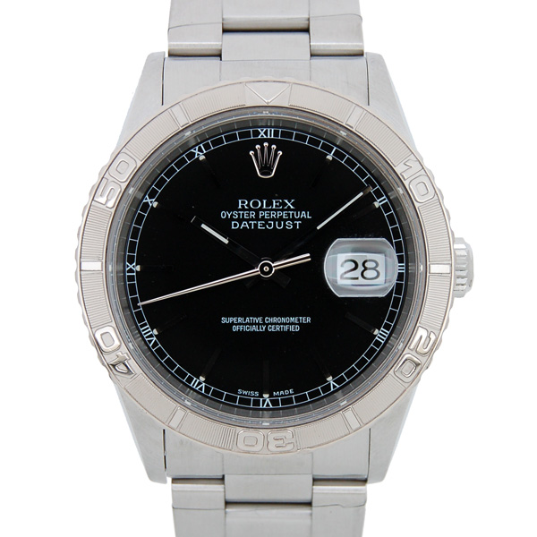 ロレックス　ROLEX　デイトジャスト　サンダーバード　16264　ブラック　K番　USED　中古