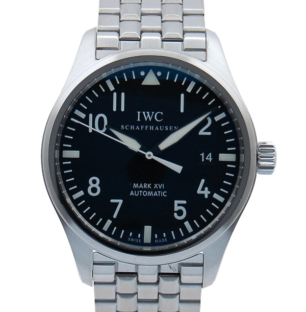 IWC　マーク16　IW325504　SS　ブラック　自動巻　USED　中古