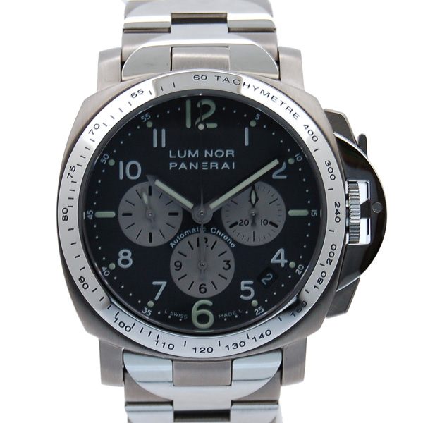 パネライ　PANERAI　ルミノール　クロノグラフ　エルプリメロ　PAM00122　40mm　自動巻　SS×チタン　USED　中古