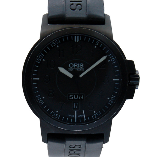 オリス　ORIS　BC3　アドバンスド　デイデイト　735 7641 4764　自動巻　ブラック　USED　中古