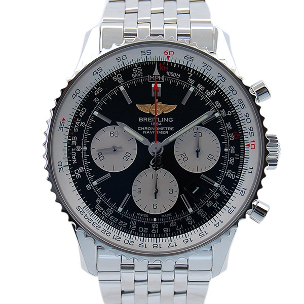 ブライトリング　BREITLING　ナビタイマー01　A022B01NP　自動巻　ブラック　SS　43mm　USED　中古