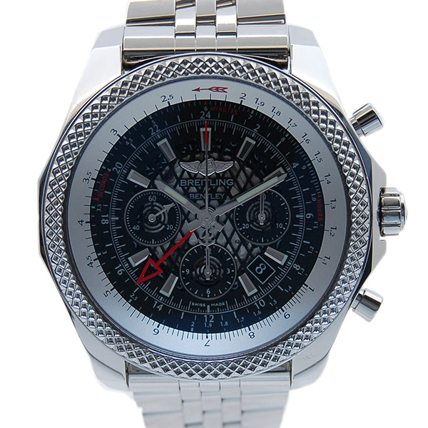 ブライトリング　BREITLING　ベントレーB04　GMT　クロノグラフ　A043B69SP　SS　ブラック　USED　中古