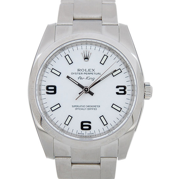 ロレックス　ROLEX　エアキング　Ref.114200　ホワイト369　自動巻　ランダム番　未使用
