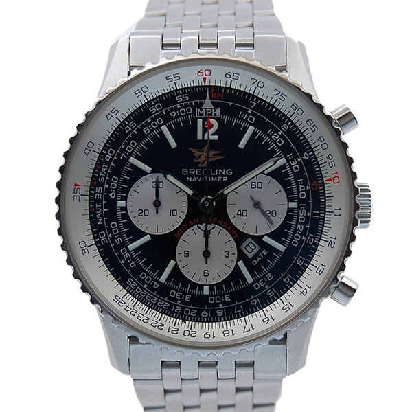 ブライトリング　BREITLING　ナビタイマー　50周年記念　A41322　SS　ブラック　USED　中古