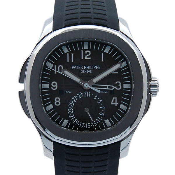 パテックフィリップ　PATEK PHILIPPE　アクアノート　トラベルタイム　5164A-001　USED　中古