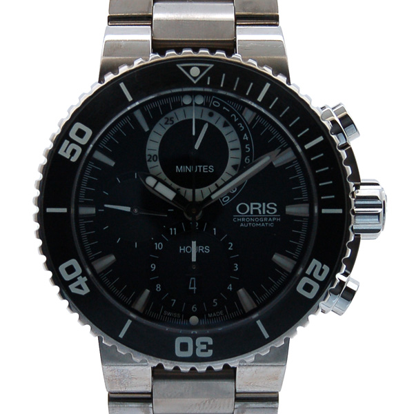オリス　ORIS　カルロス・コステ　クロノグラフ　リミテッドエディション　674 7655 7184　USED　中古