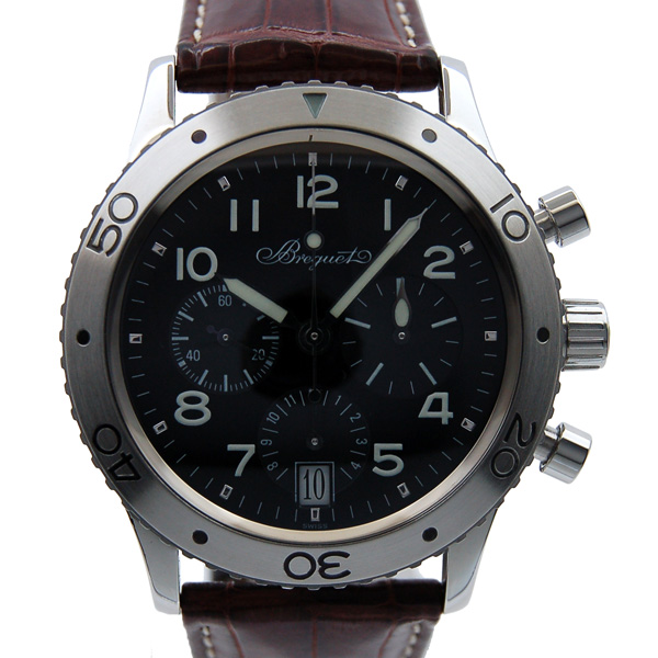 ブレゲ　BREGUET　トランスアトランティック　タイプ20　3820ST/H2/9W6　革ベルト　USED　中古
