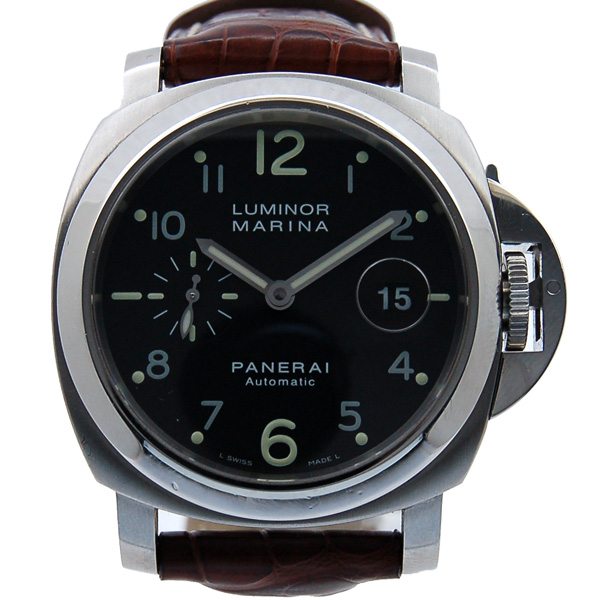 パネライ　PANERAI　ルミノールマリーナ　44mm　PAM00164　SS　ブラック　USED　中古