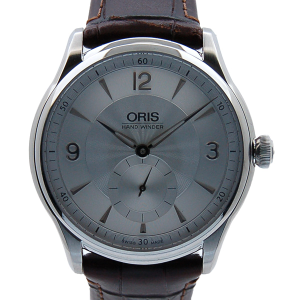 オリス　ORIS　アートリエ　ハンドワインディング　スモールセコンド　396 7580 4051　USED　中古
