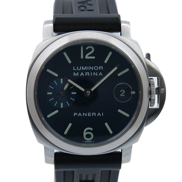 パネライ　PANERAI　ルミノールマリーナ　40mm　PAM00070　自動巻　ブルー　USED　中古