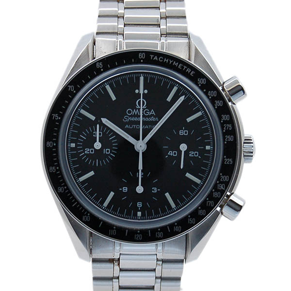 オメガ　OMEGA　スピードマスターオート　3539.50　SS　38mm　サファイアガラス　自動巻　黒　USED　中古