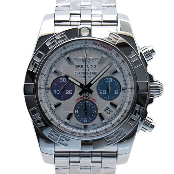 ブライトリング　BREITLING　クロノマット44　A011AJLPA　ホワイトシェル　SS　44mm　日本300本限定　USED　中古