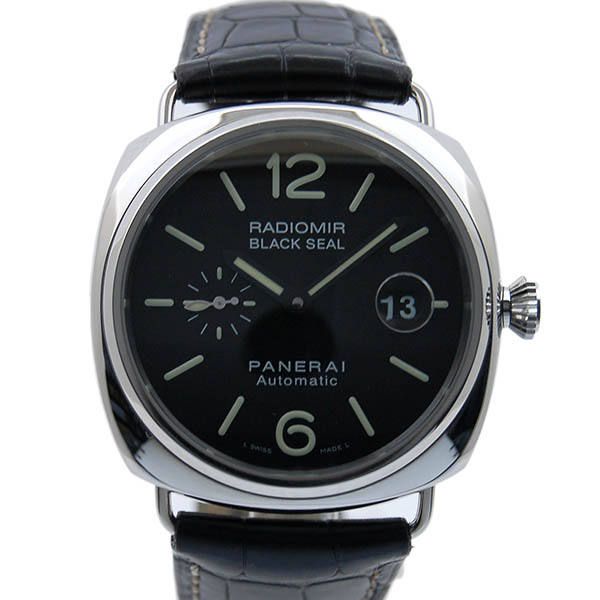 パネライ　PANERAI　ラジオミール　ブラックシール　45mm　PAM00287　自動巻　革ベルト　USED　中古