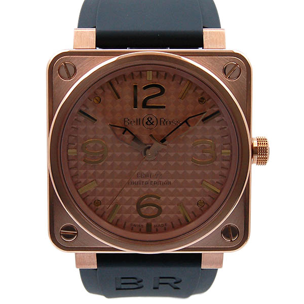 ベル＆ロス　BELL＆ROSS　BR01-92PGI-AL　46mm　ピンクゴールド　250本限定　USED　中古