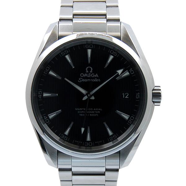 オメガ　OMEGA　シーマスター　アクアテラ　マスターコーアクシャル　231.10.42.21.01.003　SS　ブラック　USED　中古